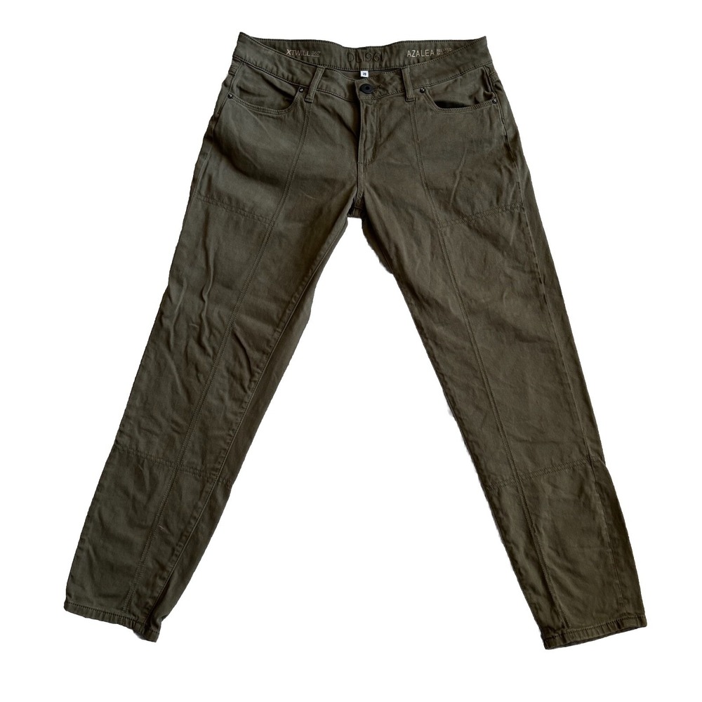 DL1961 Pants‎ 28 Azalea Xtwill 360 Comfort Relaxed Skinny Olive Green Gorpcore
